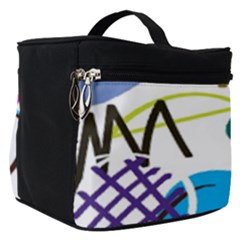 Abstract Pattern Make Up Travel Bag (small) by Wegoenart