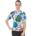 Abstract Pattern Women s Sport Raglan Tee View1