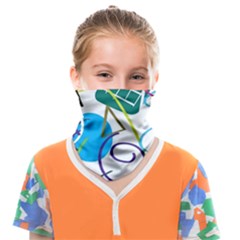 Abstract Pattern Face Covering Bandana (kids) by Wegoenart