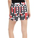 Illustration Background Geometric Pattern Women s Runner Shorts View2