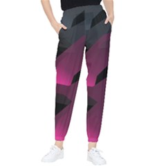 Illustration Hexagon Geometric Art Design Tapered Pants by Wegoenart