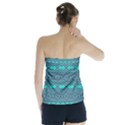 Chevron Zigzag Pattern Strapless Top View2