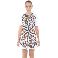 Im Fourth Dimension Colour 41 Sixties Short Sleeve Mini Dress by imanmulyana