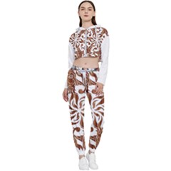 Im Fourth Dimension Colour 44 Cropped Zip Up Lounge Set by imanmulyana