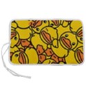 Illustration Duck Cartoon Background Pattern Pen Storage Case (L) View1