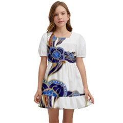 Im Fourth Dimension Colour 59 Kids  Short Sleeve Dolly Dress by imanmulyana