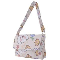 Chicken Dog Flower Sun Pattern Full Print Messenger Bag (s) by Sudhe