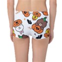 Illustration Pumpkin Bear Bat Bunny Chicken Reversible Boyleg Bikini Bottoms View4