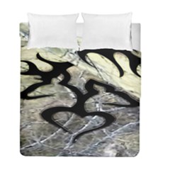 Black Love Browning Deer Camo Duvet Cover Double Side (full/ Double Size) by Jancukart