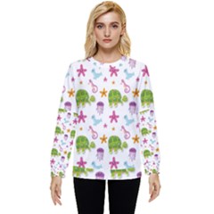 Turtles Animals Sea Life Hidden Pocket Sweatshirt by Amaryn4rt