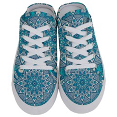 Mandala Blue Half Slippers by zappwaits