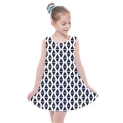 Triangle-black White Kids  Summer Dress by nateshop