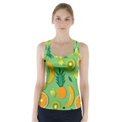 Fruit Tropical Pattern Design Art Racer Back Sports Top by danenraven