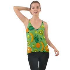 Fruit Tropical Pattern Design Art Chiffon Cami by danenraven