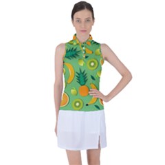 Fruit Tropical Pattern Design Art Women s Sleeveless Polo Tee by danenraven