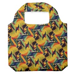 Illustration Geometric Pattern Colorful Pattern Premium Foldable Grocery Recycle Bag by danenraven