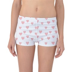 Small Cute Hearts Reversible Boyleg Bikini Bottoms by ConteMonfrey