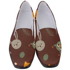 Rabbits, Owls And Cute Little Porcupines  Women s Classic Loafer Heels by ConteMonfrey