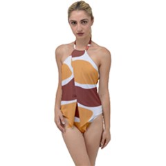 Geometric Pastel Bricks Go With The Flow One Piece Swimsuit by ConteMonfrey