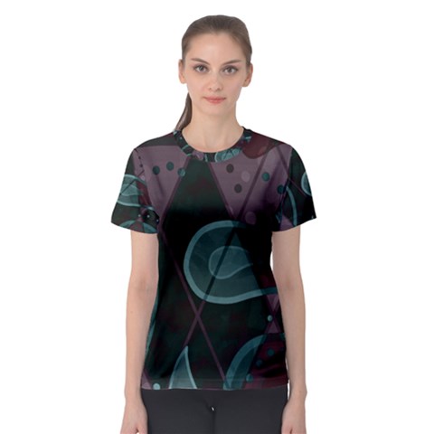 Background Pattern Texture Design Women s Sport Mesh Tee by danenraven