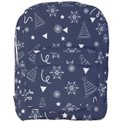 Illustration Christmas Tree Christmas Snow Full Print Backpack by danenraven