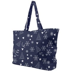 Illustration Christmas Tree Christmas Snow Simple Shoulder Bag by danenraven