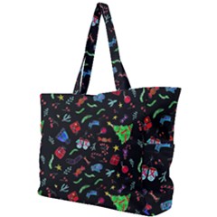 Happy New Year Christmas Xmast Background Simple Shoulder Bag by danenraven