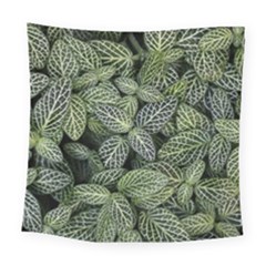 Leaves Foliage Botany Plant Square Tapestry (large) by Ravend