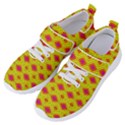 Red Yellow Abstract Women s Velcro Strap Shoes View2