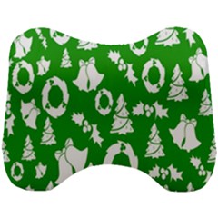 Green Card Christmas December4 Head Support Cushion by artworkshop