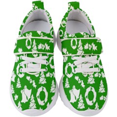 Green Card Christmas December4 Kids  Velcro Strap Shoes by artworkshop