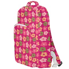 Little Flowers Garden   Double Compartment Backpack by ConteMonfrey