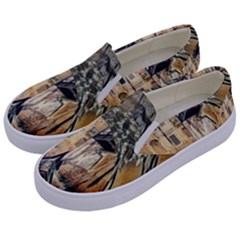 Art Venice Channel Kids  Canvas Slip Ons by ConteMonfrey