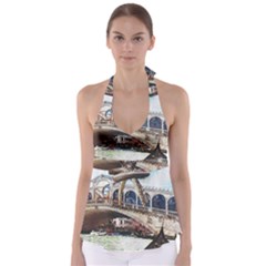 Lovely Gondola Ride - Venetian Bridge Babydoll Tankini Top by ConteMonfrey