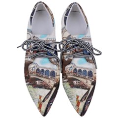 Lovely Gondola Ride - Venetian Bridge Pointed Oxford Shoes by ConteMonfrey