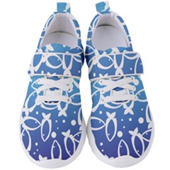 Blue Fish Water Aquarium Women s Velcro Strap Shoes by danenraven