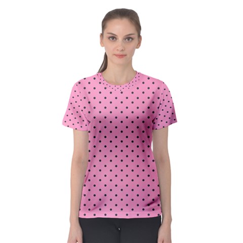 Polka Dot Dots Pattern Dot Women s Sport Mesh Tee by danenraven