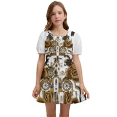 Im Fourth Dimension Colour 73 Kids  Short Sleeve Dolly Dress by imanmulyana