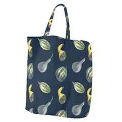 Vintage Vegetables Zucchini Giant Grocery Tote by ConteMonfreyShop