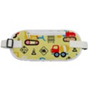 Seamless pattern vector industrial vehicle cartoon Rounded Waist Pouch View1