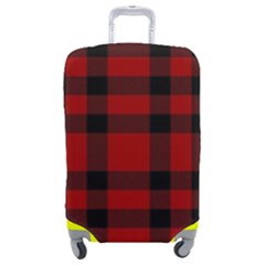 Red And Black Plaids Luggage Cover (medium) by ConteMonfrey