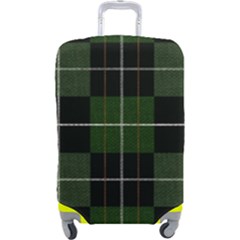 Modern Green Plaid Luggage Cover (large) by ConteMonfrey