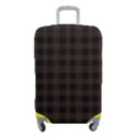 Brown and black small plaids Luggage Cover (Small) View1