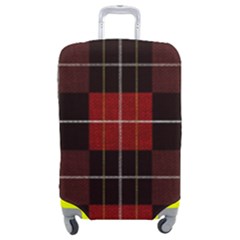 Modern Red Plaids Luggage Cover (medium) by ConteMonfrey