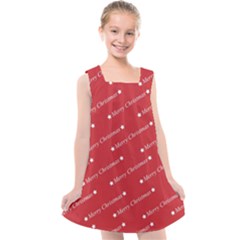 Cute Christmas Red Kids  Cross Back Dress by nateshop