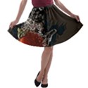 Fresh water tomatoes A-line Skater Skirt View1