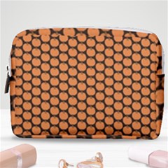 Cute Pumpkin Black Small Make Up Pouch (medium) by ConteMonfrey