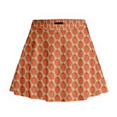 Cute Pumpkin Small Mini Flare Skirt by ConteMonfrey