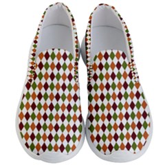 Halloween Palette Plaids   Men s Lightweight Slip Ons by ConteMonfrey