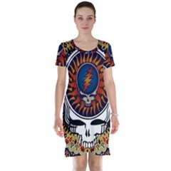 Grateful Dead Short Sleeve Nightdress by Jancukart